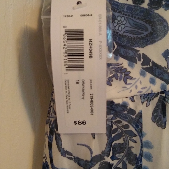 Bisou Bisou Maxi Blue and Off White - Picture 4 of 4